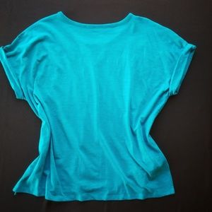 a.n.a Tops - ANA Teal Floral Blouse Embroidered Pink Top XL a.n.a Tops - ANA Teal Floral Blouse Embroidered Pink Top XL